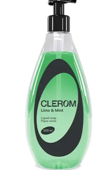 Clerom рідке мило 500мл Lime and mint